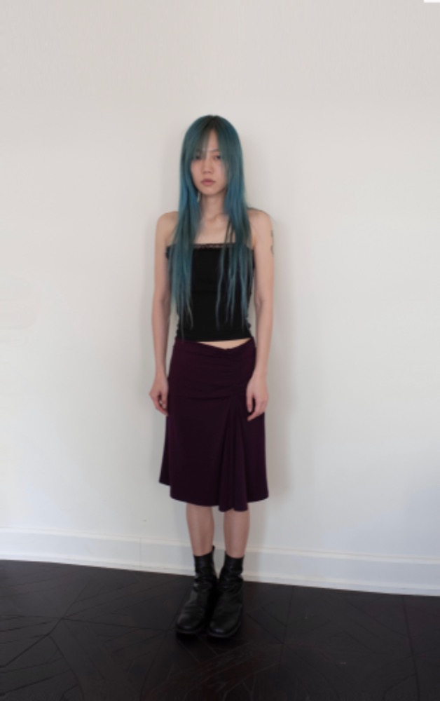[KYOBAI] shirring skirt